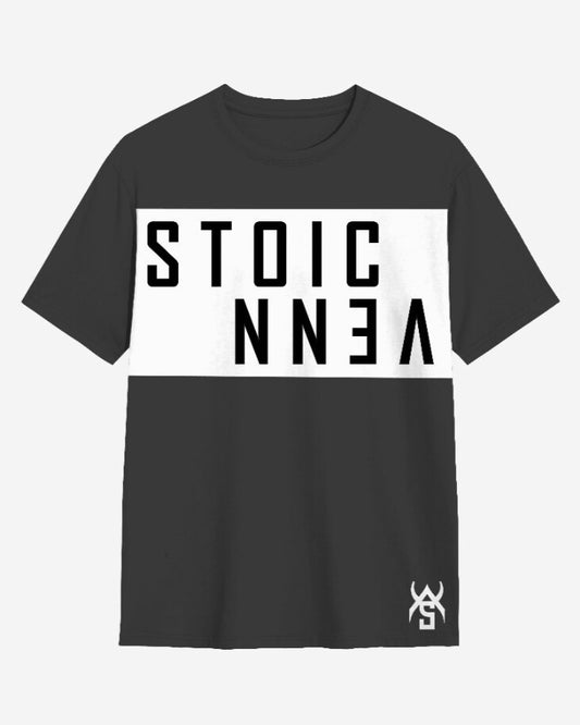Stoic Venn: Black/White core Tee